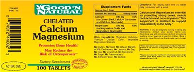 Chelated Calcium Magnesium label