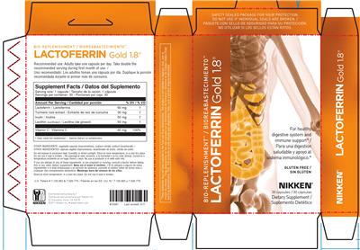 Lactoferrin Gold 1.8 label