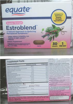 Regular Strength Estroblend label