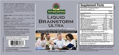 Liquid Brainstorm Ultra label