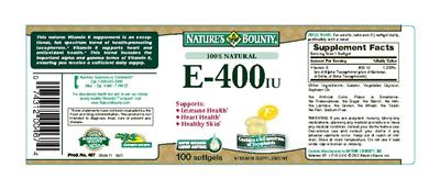 E-400IU label