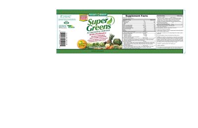 Super Greens label