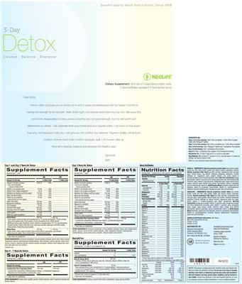 NeoLifeShake label