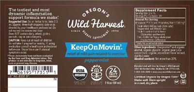 KeepOnMovin' Peppermint label