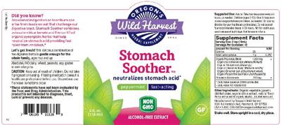 Stomach Soother Peppermint label
