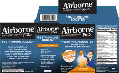 Beta-Immune Booster Zesty Orange label