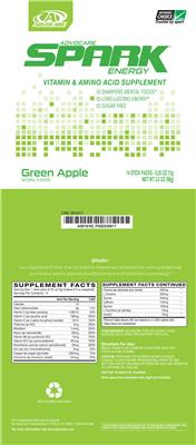Spark Energy Green Apple label