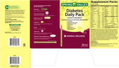 Diabetes Daily Pack label