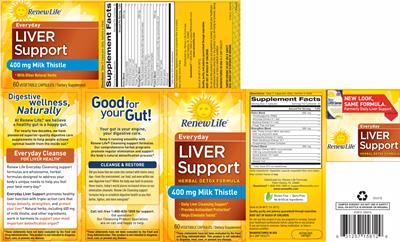 Everyday Liver Support label