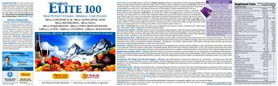 Men's Elite 100 label