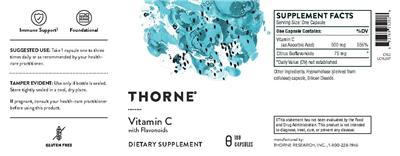 Vitamin C With Flavonoids label