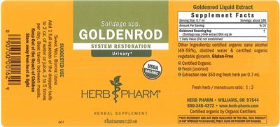 Goldenrod label