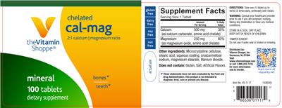 Chelated Cal-Mag label