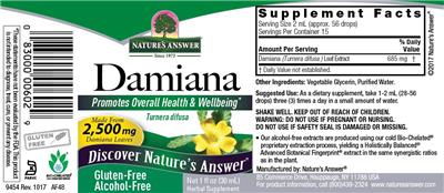 Damian Alcohol-Free label