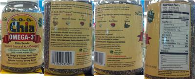 Ch-Ch-Ch-Chia Omega-3 Chia Seeds label