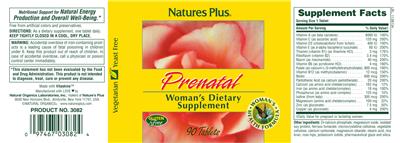 Prenatal label