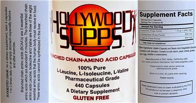 Branched Chain-Amino Capsules label