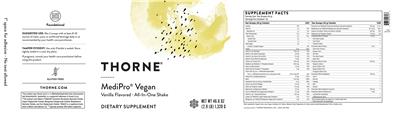 MediPro Vegan Vanilla Flavored label