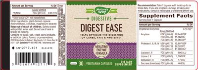 Digest Ease label