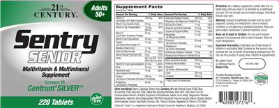 Sentry Senior label