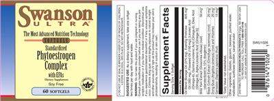 Standardized Phytoestrogen Complex with EFAs label