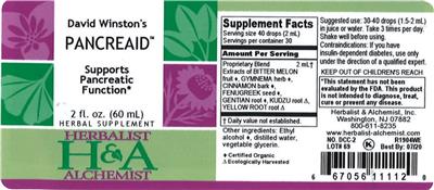 David Winston's Pancreaid label
