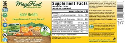 Bone Health label
