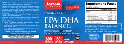 EPA-DHA Balance label