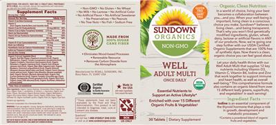 Well Adult Multi label