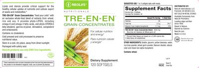 Tre-En-En Grain Concentrates label