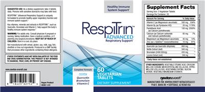 RespiTrin Advanced label