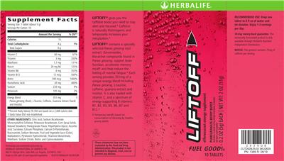 Liftoff Pomegranate-Berry Burst label