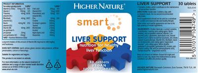Liver Support label