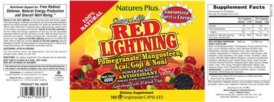 Source of Life Red Lightning label