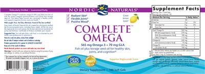 Complete Omega Lemon label