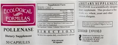 Pollenase label