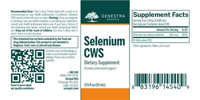 Selenium CWS label