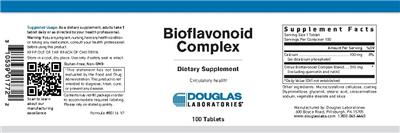Bioflavonoid Complex label