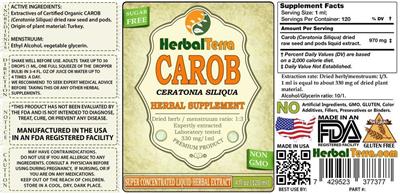 Carob label
