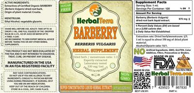 Barberry label