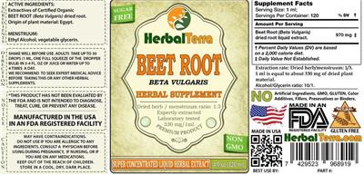 Beet Root label