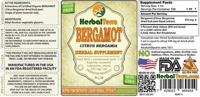 Bergamot label