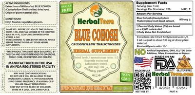 Blue Cohosh label
