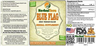 Blue Flag label