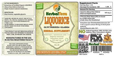 Liquorice label