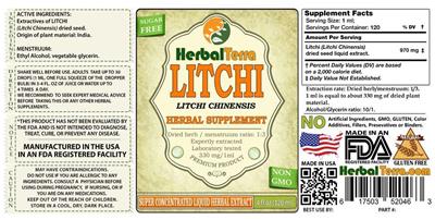 Litchi label