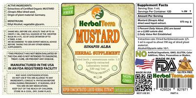 Mustard label