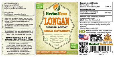 Longan label