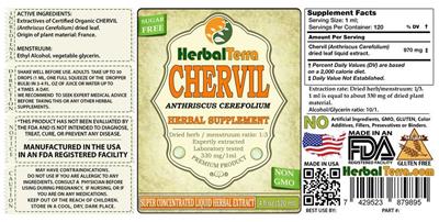 Chervil label