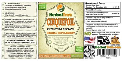 Cinquefoil label